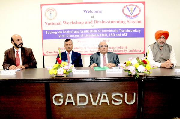 Vet-Varsity organizes National Workshop and Brainstorming on emerging viral diseases On the first day Deliberations and discussions were focused on FMD